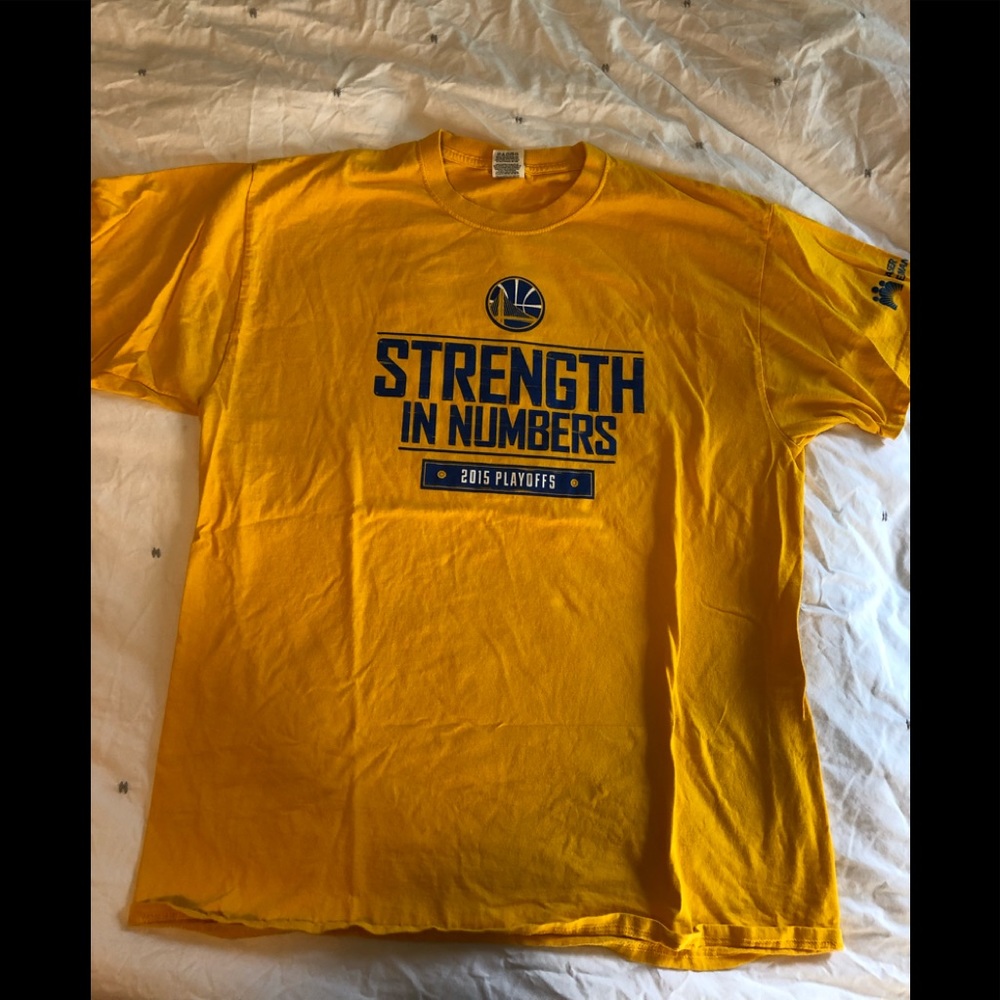 Rare Golden State Warriors 2015 Playoff Shirt XL